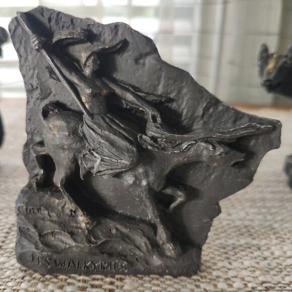 Mythology Legendary Warriors Set of 3 VTG Figurines French Markings 4.5" - Picture 4 of 15